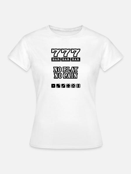 Casino blak - Frauen T-Shirt - Weiß