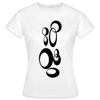 Art cool - T-shirt Femme - blanc - Devant - AI Model Female 172 dark (172cm)