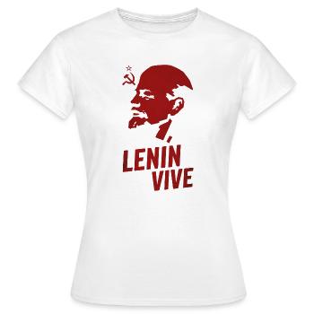 Lenin lebt - Frauen T-Shirt - Weiß - Vorne - AI Model Female 172 dark (172cm)