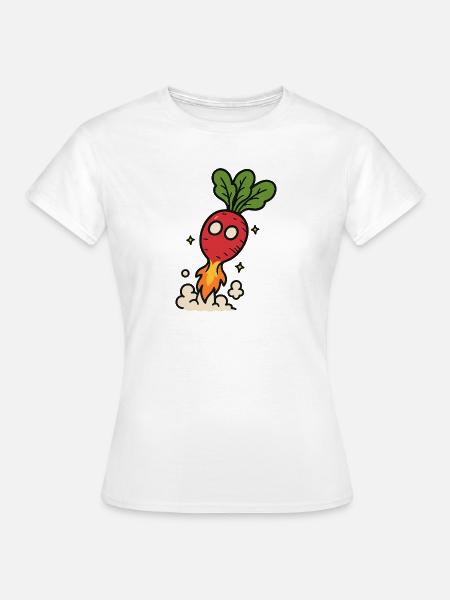 Radieschen-Raketen-Explosion - Frauen T-Shirt - Weiß