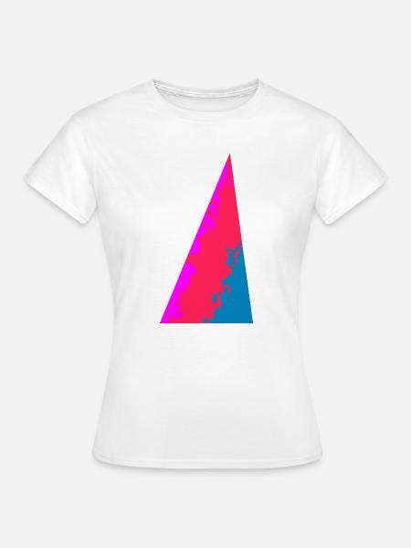 Farbflächen, Abstraktes, Geometrische Farben - Frauen T-Shirt - Weiß