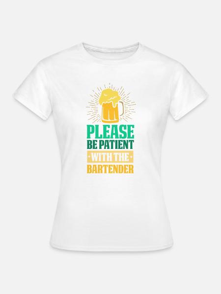 Kellner Barkeeper Ober Bar Bartender barchef - Frauen T-Shirt - Weiß
