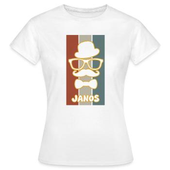 Geschenk für Janos - Frauen T-Shirt - Weiß - Vorne - AI Model Female 172 dark (172cm)