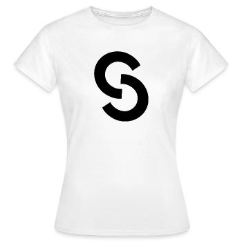 coton chic - T-shirt Femme - blanc - Devant - AI Model Female 172 dark (172cm)