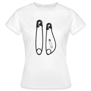 Announcement of pregnancy of offspring - Women's T-Shirt - white - Front - AI Model Female 172 dark (172cm)