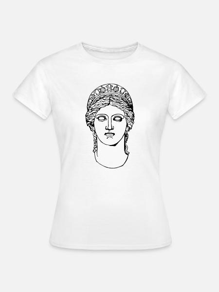 Antique Greek Godess - Frauen T-Shirt - Weiß