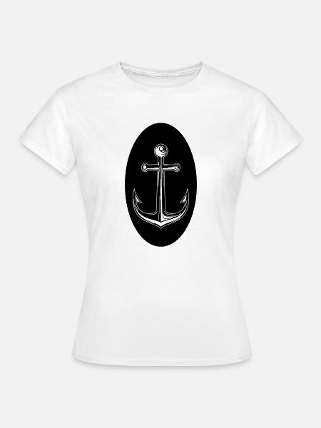 Anker - Frauen T-Shirt - Weiß