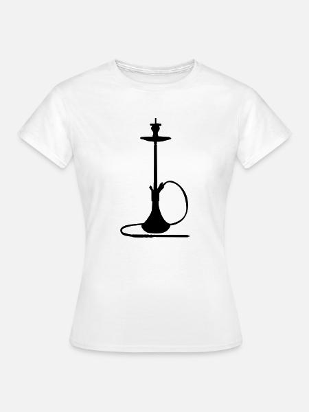 wasserpfeife - Frauen T-Shirt - Weiß