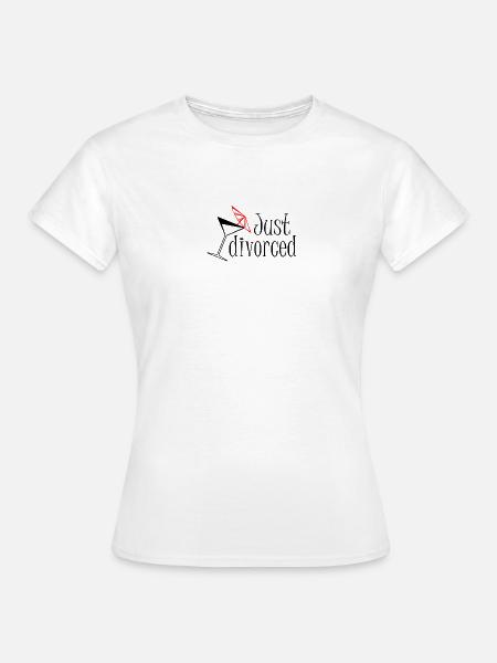 Scheidung - Just divorced - Frauen T-Shirt - Weiß
