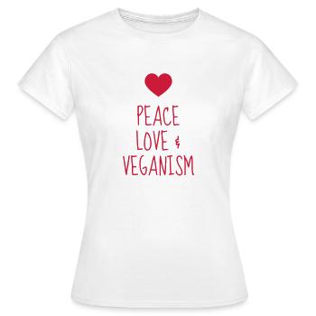 Vegetarier / Vegetarismus / Vegan / Vegetarierin - Frauen T-Shirt - Weiß - Vorne - AI Model Female 172 dark (172cm)