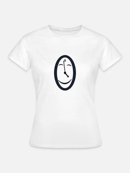 Uhr Zeit Clock Zeiger - Frauen T-Shirt - Weiß