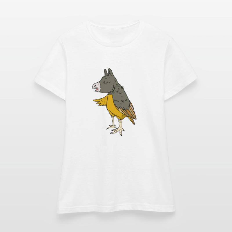 Esel oder Adler oder Vogel Eselvogel Frauen T-Shirt