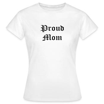 mère Mama - T-shirt Femme - blanc - Devant - AI Model Female 172 dark (172cm)