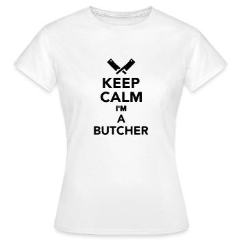 Fleischer - Frauen T-Shirt - Weiß - Vorne - AI Model Female 172 dark (172cm)