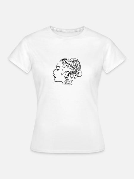 Meine Gedanken. - Frauen T-Shirt - Weiß