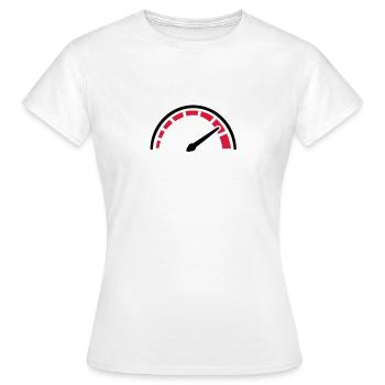 Speed - Women's T-Shirt - white - Front - AI Model Female 172 dark (172cm)