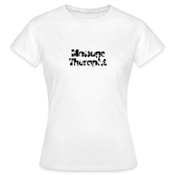 Massage therapist - Women's T-Shirt - white - Front - AI Model Female 172 dark (172cm)