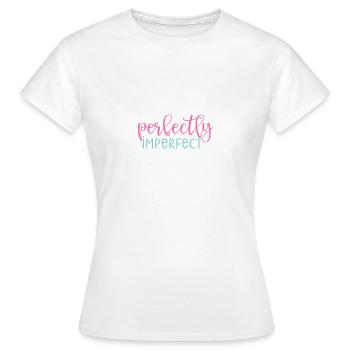 schönes design geschenk - Frauen T-Shirt - Weiß - Vorne - AI Model Female 172 dark (172cm)