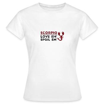 Scorpion / Zodiac Scorpion - T-shirt Femme - blanc - Devant - AI Model Female 172 dark (172cm)
