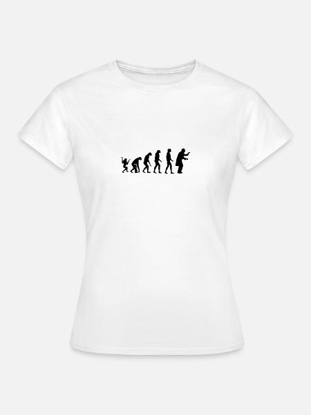 conducteur d'évolution - T-shirt Femme - blanc
