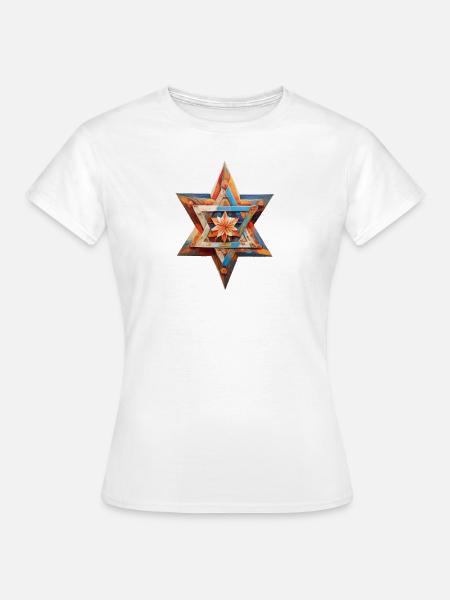 Israel Stand with Israel - Dame-T-shirt - hvid