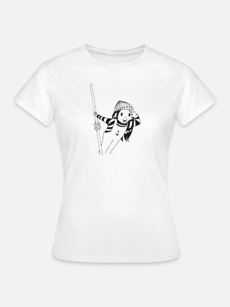 Matrose das Mädchen - Frauen T-Shirt - Weiß