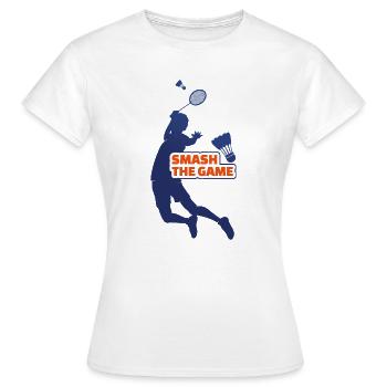 Smash the game by Helfspawn - T-shirt Femme - blanc - Devant - AI Model Female 172 dark (172cm)
