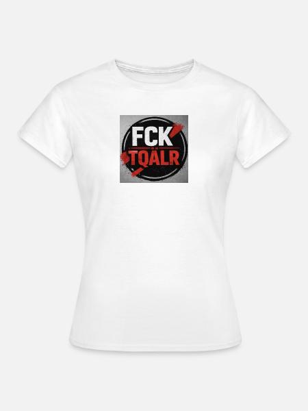 Graffiti Typo Kontrast - Frauen T-Shirt - Weiß