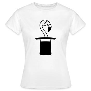 Magicien de chapeau de cylindre tour tour de mag magicien mag - T-shirt Femme - blanc - Devant - AI Model Female 172 dark (172cm)