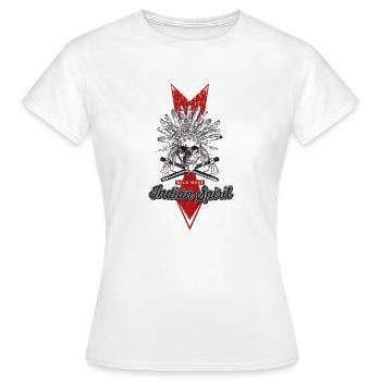 indian - Women's T-Shirt - white - Front - AI Model Female 172 dark (172cm)