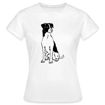 Danish-Swedish Farmdog - Frauen T-Shirt - Weiß - Vorne - AI Model Female 172 dark (172cm)