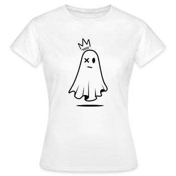 avec couronne - T-shirt Femme - blanc - Devant - AI Model Female 172 dark (172cm)