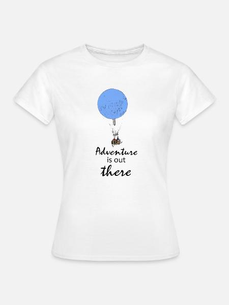 Heißluftballon - Frauen T-Shirt - Weiß