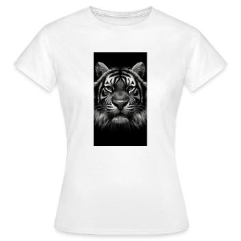 Majestic Tiger - Imperial Tiger - Women's T-Shirt - white - Front - AI Model Female 172 dark (172cm)