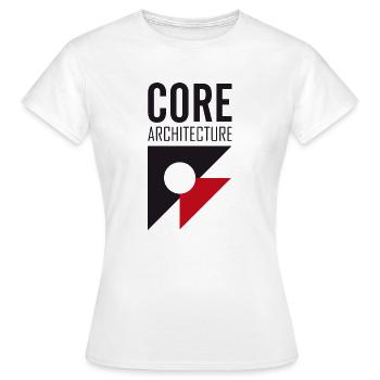 CORE ARCHITECTURE FR - Women's T-Shirt - white - Front - AI Model Female 172 dark (172cm)