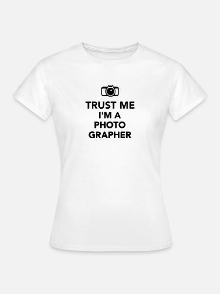 Fotograf - Frauen T-Shirt - Weiß