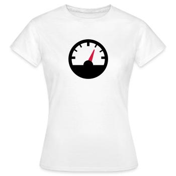 Tacho - Frauen T-Shirt - Weiß - Vorne - AI Model Female 172 dark (172cm)