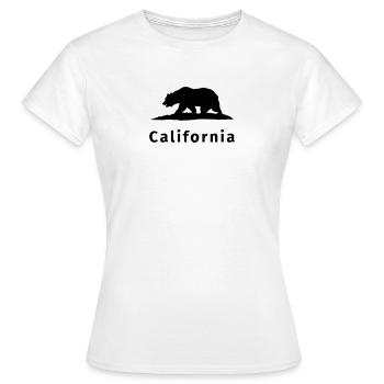 California - Women's T-Shirt - white - Front - AI Model Female 172 dark (172cm)