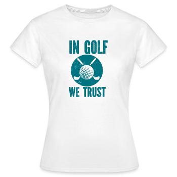 Golf - Golfclub Goldspieler Birdie Elite Luxus - Frauen T-Shirt - Weiß - Vorne - AI Model Female 172 dark (172cm)