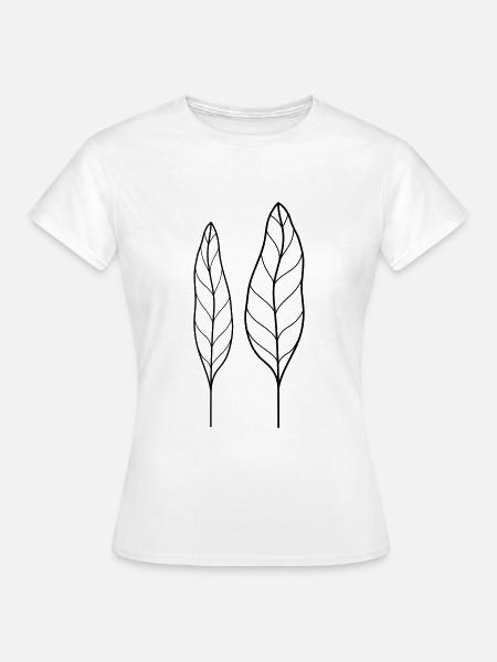 blatt - Frauen T-Shirt - Weiß