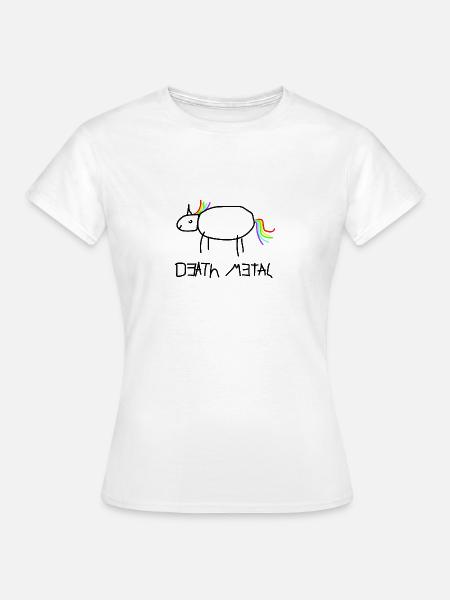 Death Metal - Frauen T-Shirt - Weiß
