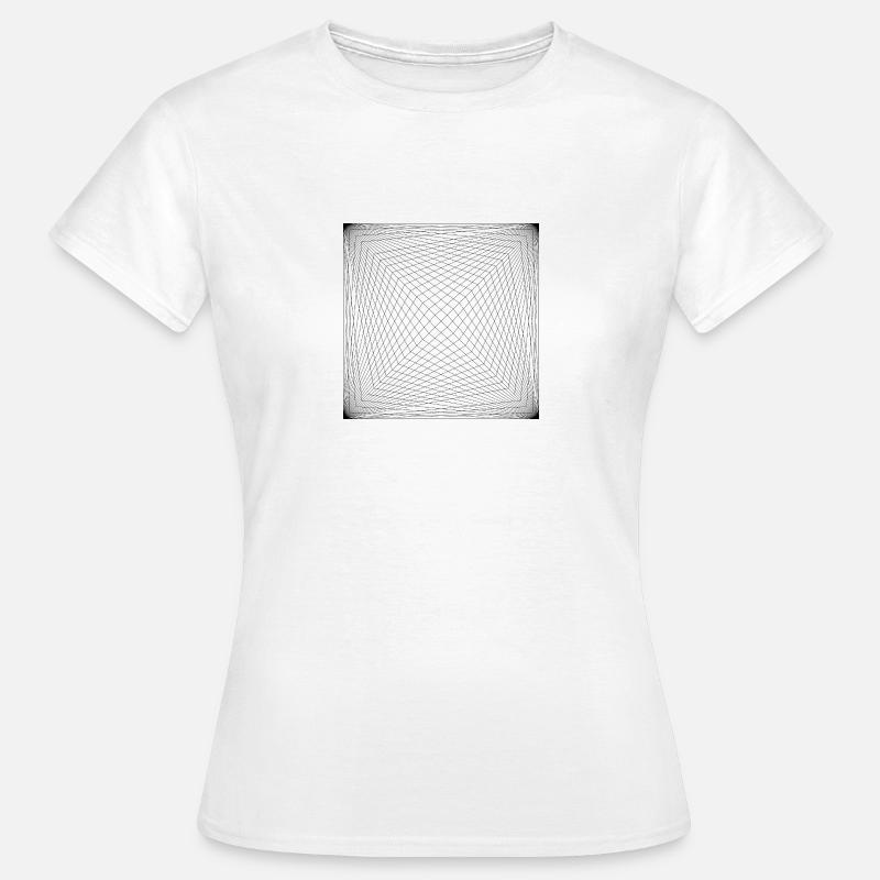 diseño de la línea - Camiseta mujer - blanco
