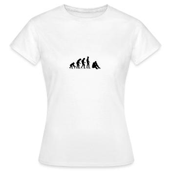 dépression évolution - T-shirt Femme - blanc - Devant - AI Model Female 172 dark (172cm)