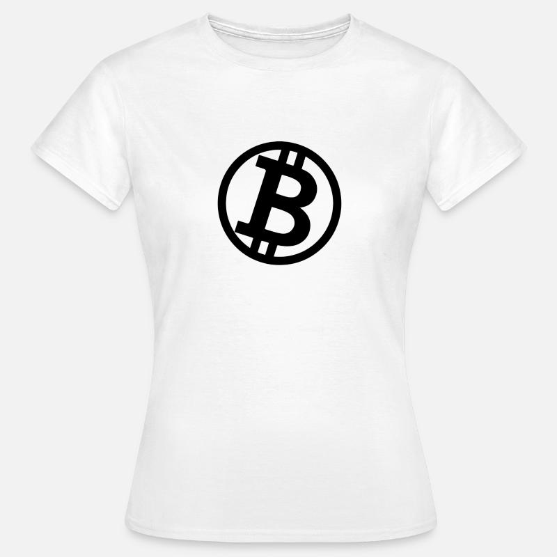 Bitcoin black - Women's T-Shirt - white
