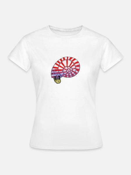 Sleepy Snail - Frauen T-Shirt - Weiß