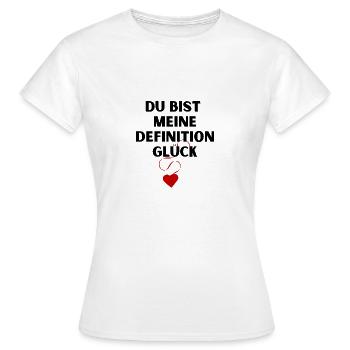 Ich liebe dich - Frauen T-Shirt - Weiß - Vorne - AI Model Female 172 dark (172cm)