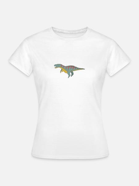 Geschenk Dinosaurier Fossil Kawaii Trex Comic Dino - Frauen T-Shirt - Weiß