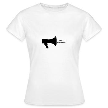 Politik Regierung Protest Demonstration - Frauen T-Shirt - Weiß - Vorne - AI Model Female 172 dark (172cm)