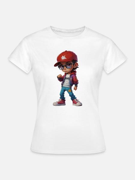 Cooles trendiges Teenagerkind - Frauen T-Shirt - Weiß