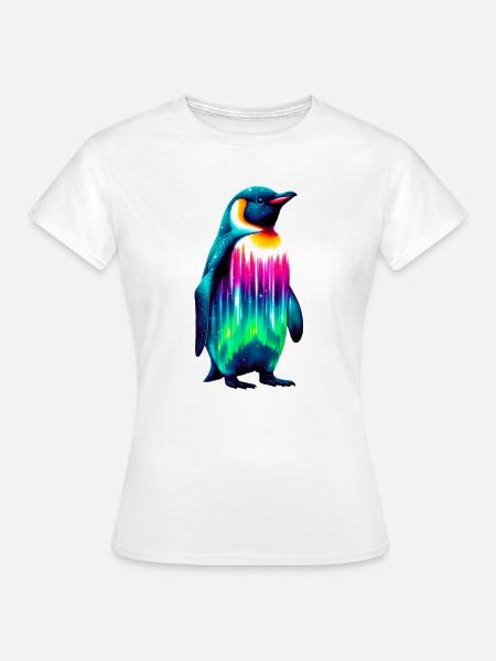 Pinguin - Frauen T-Shirt - Weiß